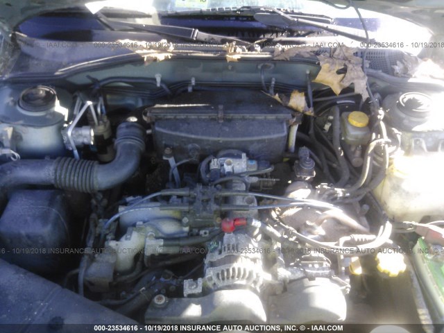 4S3BH675X37634157 - 2003 SUBARU LEGACY OUTBACK AWP 绿色 照片 10