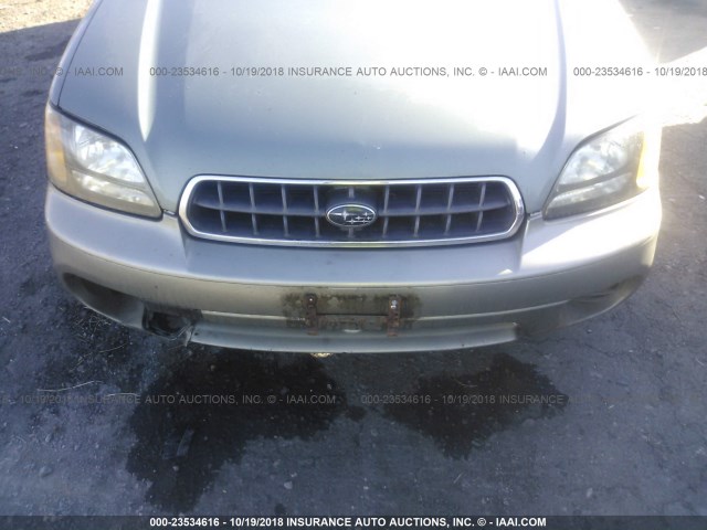 4S3BH675X37634157 - 2003 SUBARU LEGACY OUTBACK AWP 绿色 照片 6