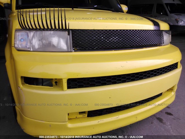 JTLKT334054013903 - 2005 TOYOTA SCION XB Amarillo foto 6