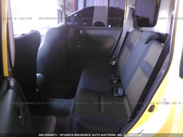 JTLKT334054013903 - 2005 TOYOTA SCION XB Amarillo foto 8