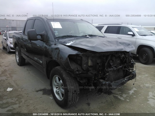 1N6BA07C28N302245 - 2008 NISSAN TITAN XE/SE/LE/PRO-4X GRAY photo 1