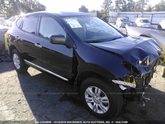 JN8AS5MT5EW602742 - 2014 NISSAN ROGUE SELECT S BLACK photo 1