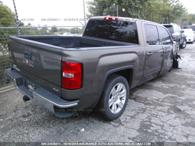 3GTP1UEC0FG138390 - 2015 GMC SIERRA C1500 SLE BROWN photo 4