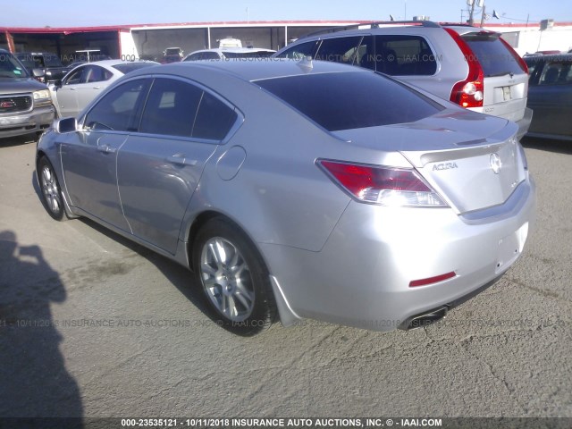 19UUA9F75CA005654 - 2012 ACURA TL SILVER photo 3