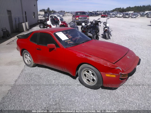 WP0AA0947GN450975 - 1986 PORSCHE 944 RED photo 1