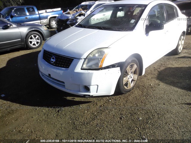 3N1AB61E48L638202 - 2008 NISSAN SENTRA 2.0/2.0S/2.0SL WHITE photo 6