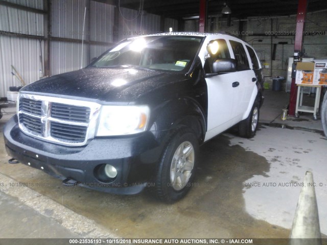 1D8HB38P29F712635 - 2009 DODGE DURANGO SE WHITE photo 2