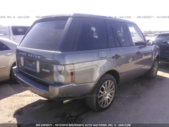 SALMP13499A302047 - 2009 LAND ROVER RANGE ROVER AUTOBIOGRAPHY GRAY photo 4