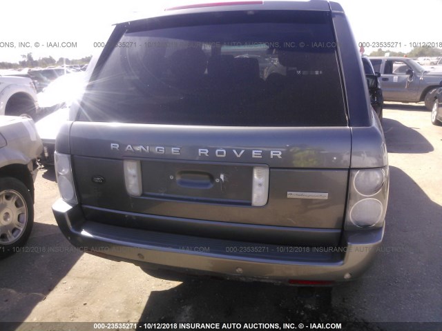 SALMP13499A302047 - 2009 LAND ROVER RANGE ROVER AUTOBIOGRAPHY GRAY photo 6