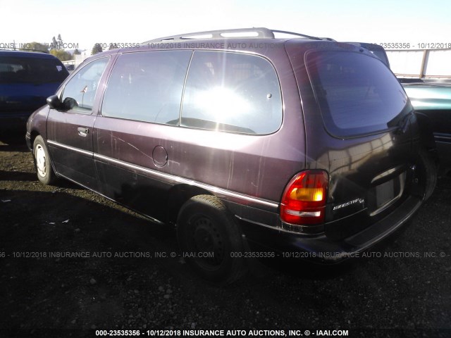 2FMDA5146VBC80523 - 1997 FORD WINDSTAR WAGON MAROON photo 3