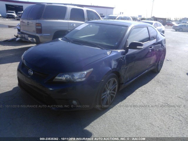 JTKJF5C78C3032442 - 2012 TOYOTA SCION TC 蓝色 照片 2