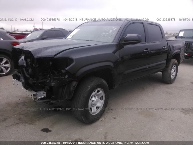 3TMCZ5AN0HM063814 - 2017 TOYOTA TACOMA DBL CAB/SR/TRDSPT/OR/PRO შავი ფოტო 2