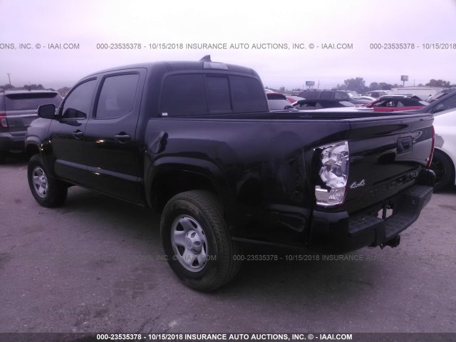 3TMCZ5AN0HM063814 - 2017 TOYOTA TACOMA DBL CAB/SR/TRDSPT/OR/PRO შავი ფოტო 3