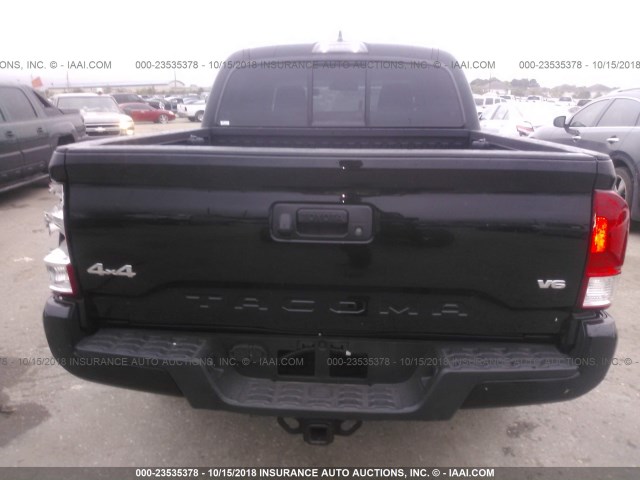 3TMCZ5AN0HM063814 - 2017 TOYOTA TACOMA DBL CAB/SR/TRDSPT/OR/PRO შავი ფოტო 6