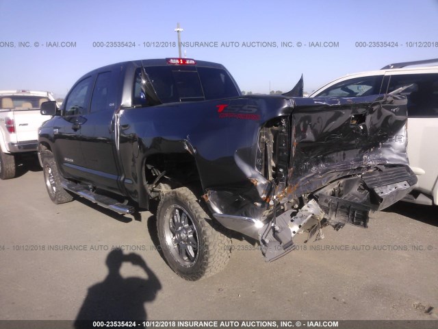 5TFRW5F17GX207389 - 2016 TOYOTA TUNDRA DOUBLE CAB SR/SR5 GRAY photo 3