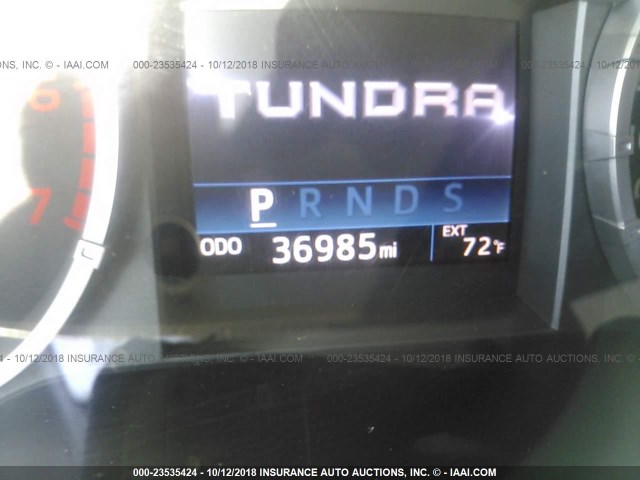5TFRW5F17GX207389 - 2016 TOYOTA TUNDRA DOUBLE CAB SR/SR5 GRAY photo 7