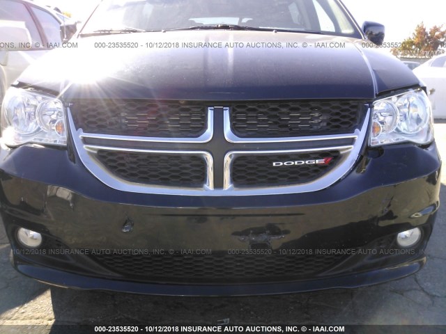 2C4RDGCG4HR863026 - 2017 DODGE GRAND CARAVAN  BLACK photo 6