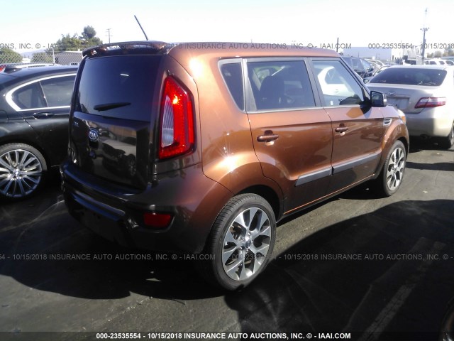 KNDJT2A64C7431012 - 2012 KIA SOUL +/!/SPORT Dark Brown photo 4