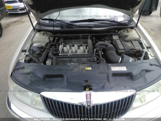 1LNHM97V4YY763743 - 2000 LINCOLN CONTINENTAL  Ақ фото 10