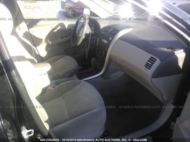 JTDBL40E299086875 - 2009 TOYOTA COROLLA LE/XLE BLACK photo 5