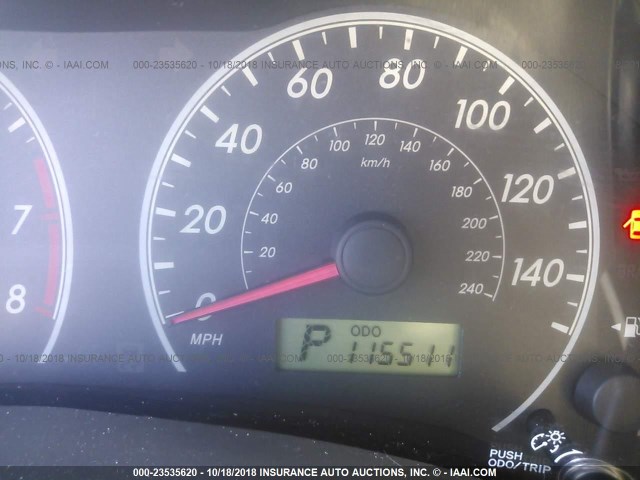 JTDBL40E299086875 - 2009 TOYOTA COROLLA LE/XLE BLACK photo 7