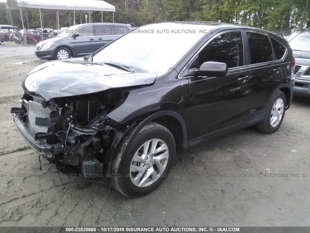 2HKRM4H50GH652231 - 2016 HONDA CR-V EX ყავისფერი ფოტო 2