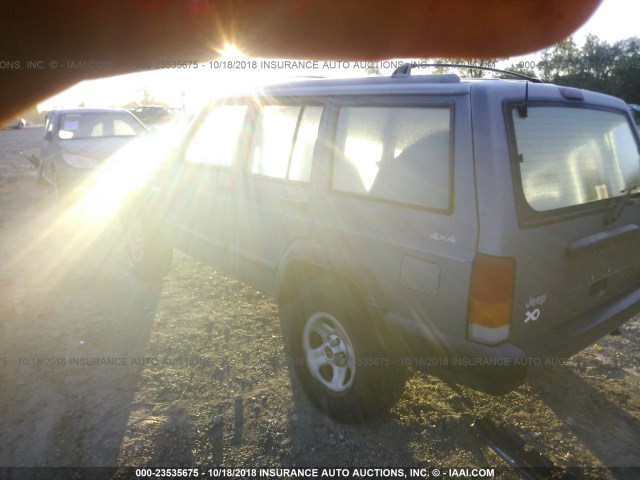 1J4FJ68S8WL283913 - 1998 JEEP CHEROKEE SPORT/CLASSIC ღია ლურჯი ფოტო 3