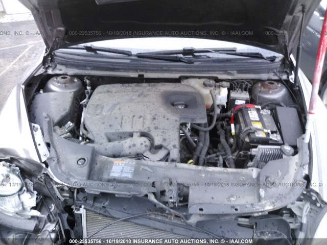 1G1ZB5E16BF195014 - 2011 CHEVROLET MALIBU LS 棕色 照片 10