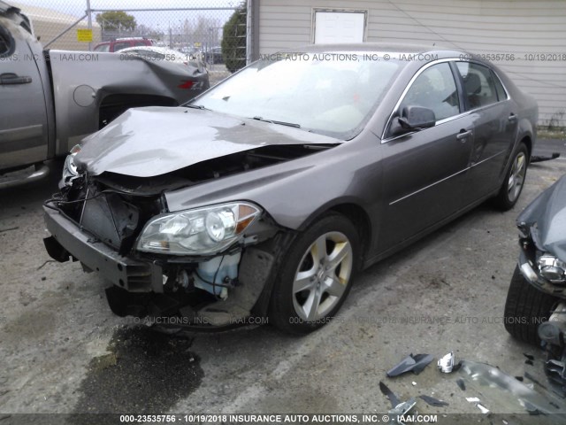 1G1ZB5E16BF195014 - 2011 CHEVROLET MALIBU LS 棕色 照片 2