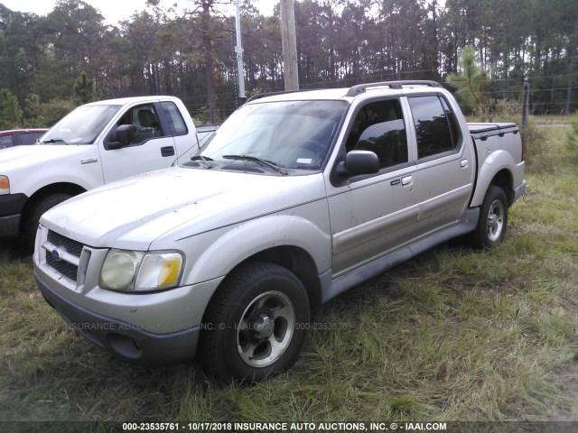 1FMZU67K84UC22611 - 2004 FORD EXPLORER SPORT TR  SILVER photo 1