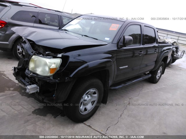 3TMJU62N97M048088 - 2007 TOYOTA TACOMA DOUBLE CAB PRERUNNER BLACK photo 2