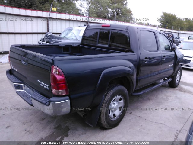 3TMJU62N97M048088 - 2007 TOYOTA TACOMA DOUBLE CAB PRERUNNER BLACK photo 4