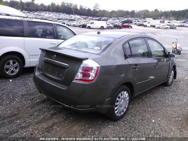 3N1AB61E59L650635 - 2009 NISSAN SENTRA 2.0/2.0S/2.0SL GRAY photo 4