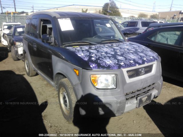 5J6YH28213L006111 - 2003 HONDA ELEMENT DX Dark Blue photo 1