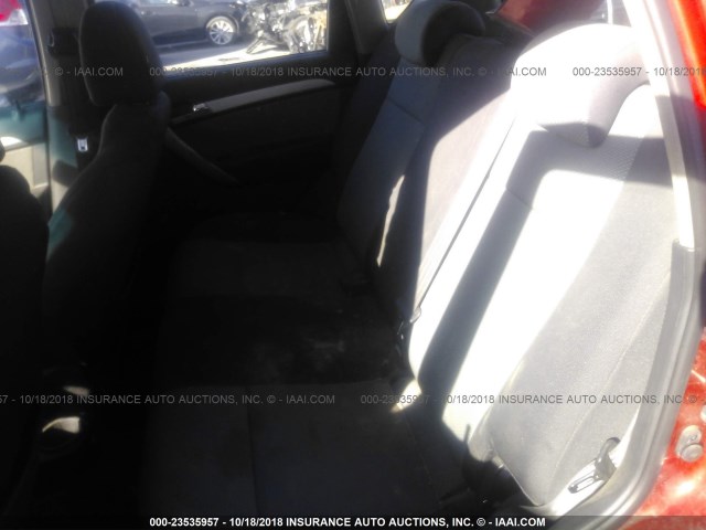 KL1TD6DE5AB115815 - 2010 CHEVROLET AVEO LS/LT წითელი ფოტო 8