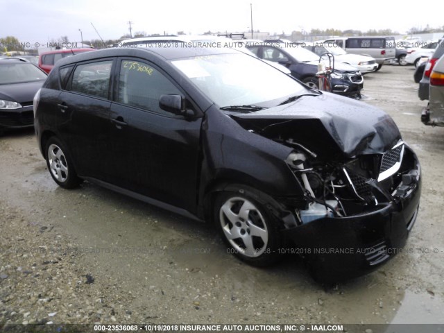 5Y2SP6E89AZ403929 - 2010 PONTIAC VIBE BLACK photo 1