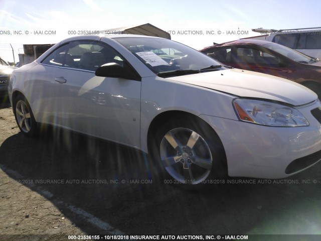 1G2ZH361174135013 - 2007 PONTIAC G6 GT WHITE photo 1