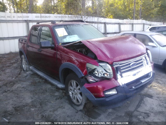 1FMEU31K97UA38952 - 2007 FORD EXPLORER SPORT TR XLT RED photo 1