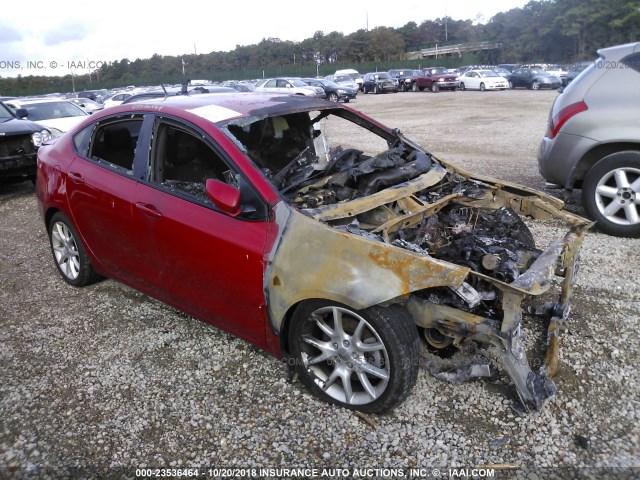 1C3CDFBH4DD699112 - 2013 DODGE DART SXT RED photo 1