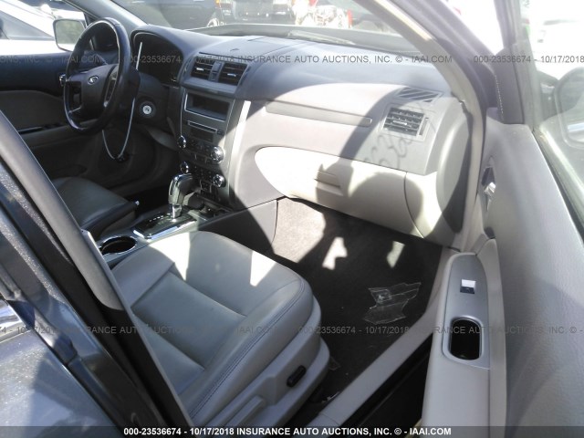 3FADP0L35AR211494 - 2010 FORD FUSION HYBRID GRAY photo 5