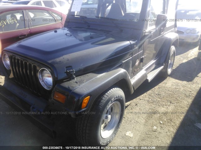 1J4FY49S2VP520787 - 1997 JEEP WRANGLER / TJ SAHARA BLACK photo 2