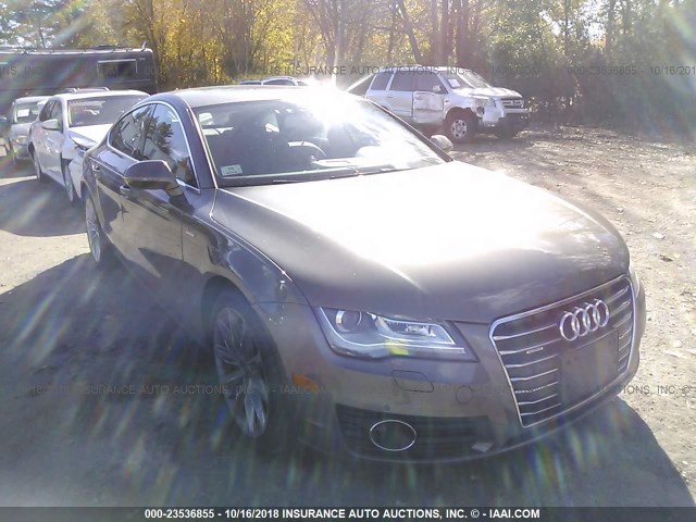 WAUSGAFC4CN006111 - 2012 AUDI A7 PRESTIGE BROWN photo 1