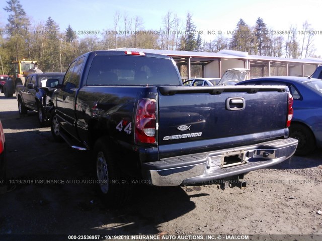 1GCEK19Z97Z174274 - 2007 CHEVROLET SILVERADO K1500 CLASSIC BLUE photo 3