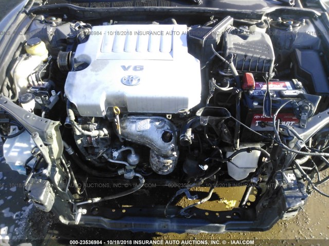 4T1BK46K97U521526 - 2007 TOYOTA CAMRY NEW GENERAT LE/XLE/SE GRAY photo 10