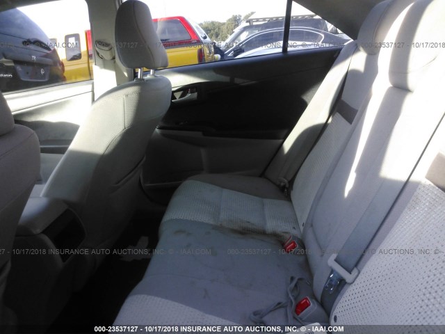 4T1BF1FK9DU640031 - 2013 TOYOTA CAMRY L/SE/LE/XLE ვერცხლისფერი ფოტო 8