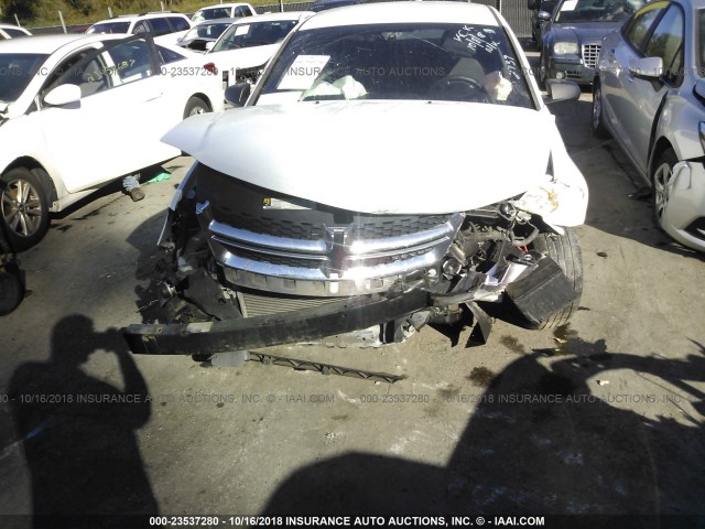 1B3BD4FB2BN572739 - 2011 DODGE AVENGER EXPRESS WHITE photo 6