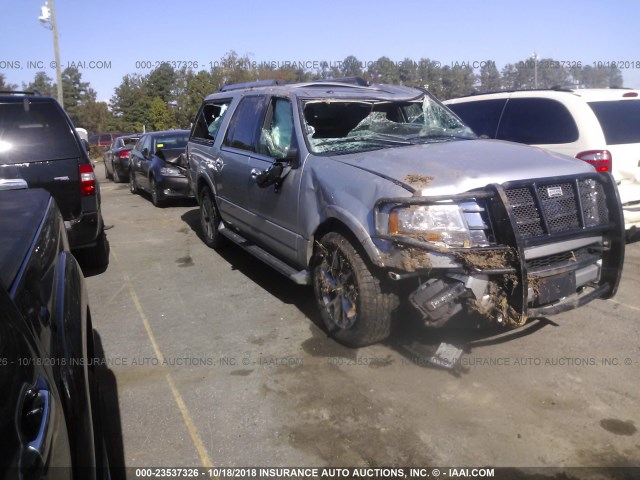 1FMJK2AT4HEA34438 - 2017 FORD EXPEDITION EL LIMITED SILVER photo 1