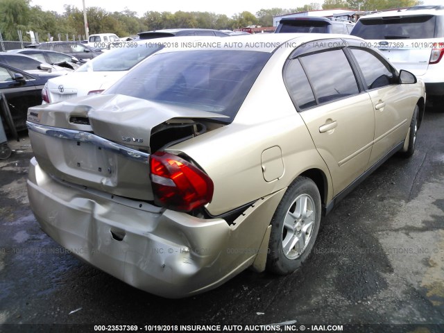 1G1ZT54894F146789 - 2004 CHEVROLET MALIBU LS Qızıl foto 4