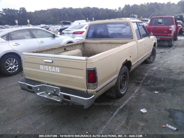 1N6ND06S7FC334064 - 1985 NISSAN 720 KING CAB BROWN photo 4