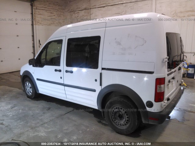 NM0LS6AN4DT171825 - 2013 FORD TRANSIT CONNECT  WHITE photo 3
